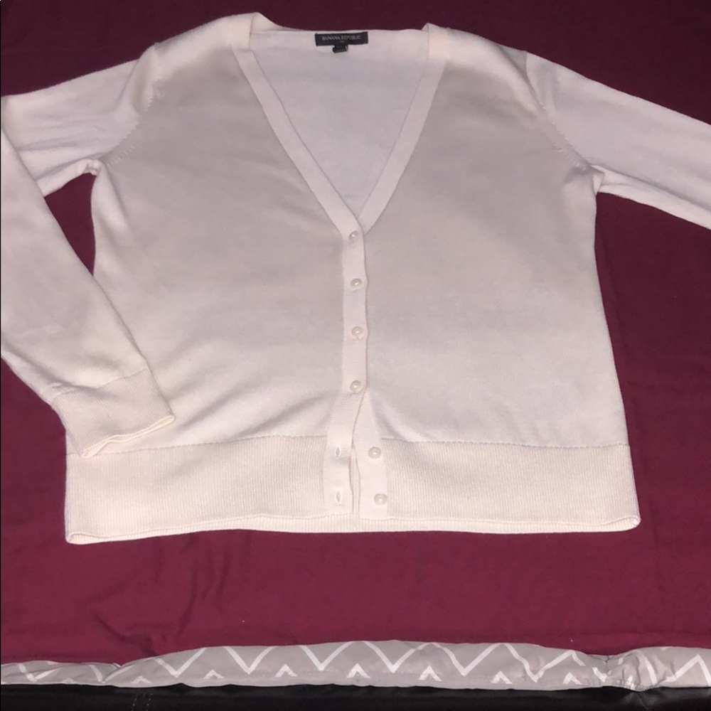 Off white cardigan, size M - Picture 4 of 4